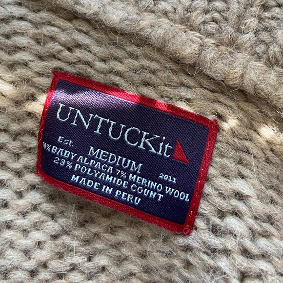 UNTUCKit Men's Alpaca Cardigan - Picture 3 of 4